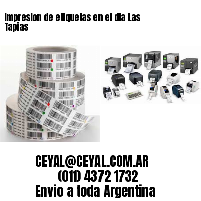 impresion de etiquetas en el dia Las Tapias