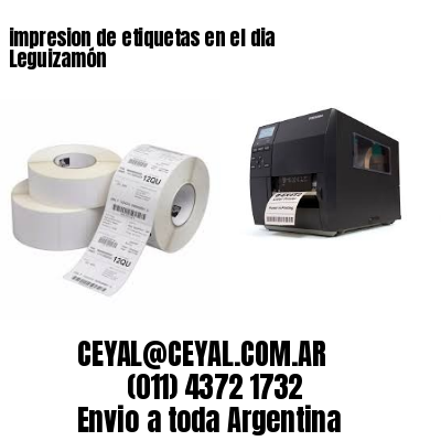 impresion de etiquetas en el dia Leguizamón