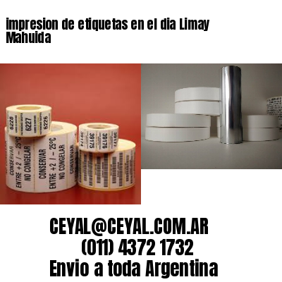 impresion de etiquetas en el dia Limay Mahuida