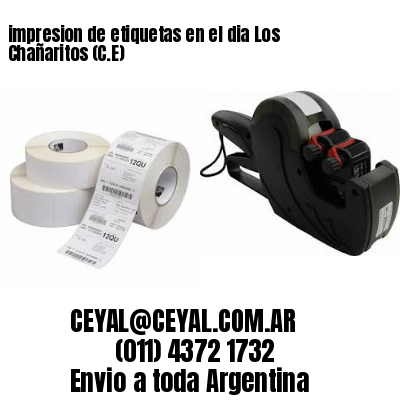 impresion de etiquetas en el dia Los Chañaritos (C.E)