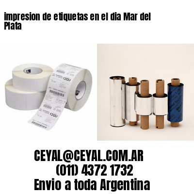 impresion de etiquetas en el dia Mar del Plata