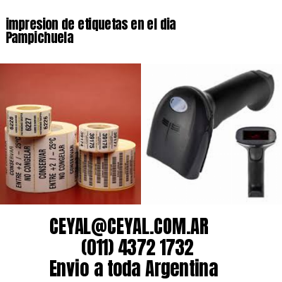 impresion de etiquetas en el dia Pampichuela