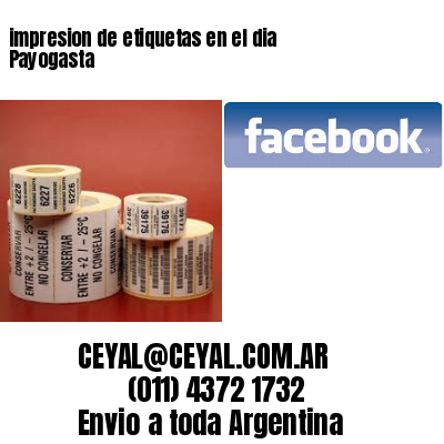 impresion de etiquetas en el dia Payogasta