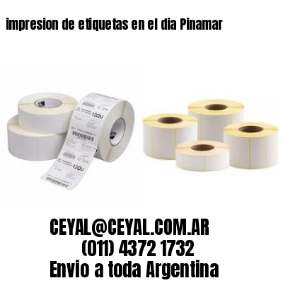 impresion de etiquetas en el dia Pinamar