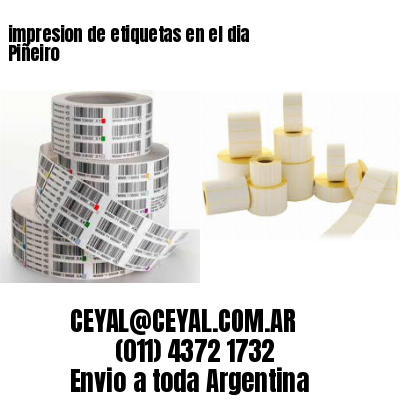 impresion de etiquetas en el dia Piñeiro