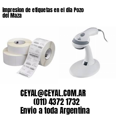 impresion de etiquetas en el dia Pozo del Maza