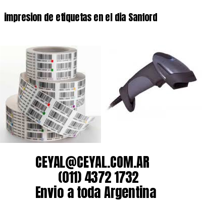 impresion de etiquetas en el dia Sanford