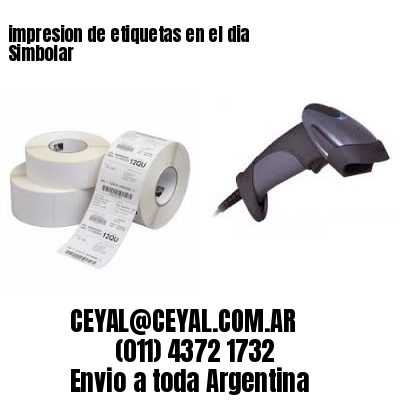 impresion de etiquetas en el dia Simbolar