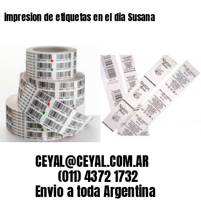 impresion de etiquetas en el dia Susana