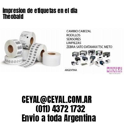 impresion de etiquetas en el dia Theobald