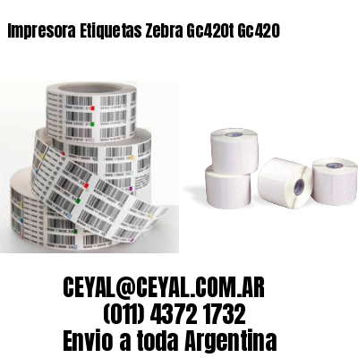 Impresora Etiquetas Zebra Gc420t Gc420