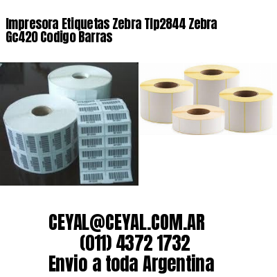 Impresora Etiquetas Zebra Tlp2844 Zebra Gc420 Codigo Barras