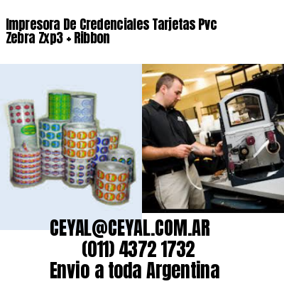 Impresora De Credenciales Tarjetas Pvc Zebra Zxp3   Ribbon