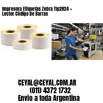 Impresora Etiquetas Zebra Tlp2824   Lector Código De Barras