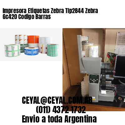 Impresora Etiquetas Zebra Tlp2844 Zebra Gc420 Codigo Barras