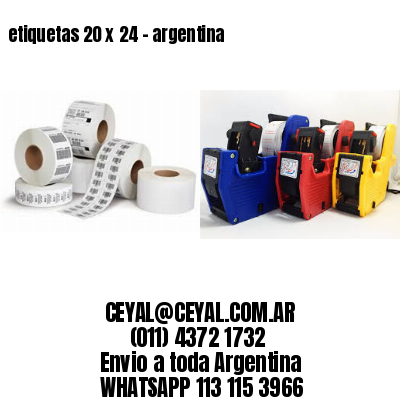 etiquetas 20 x 24 – argentina