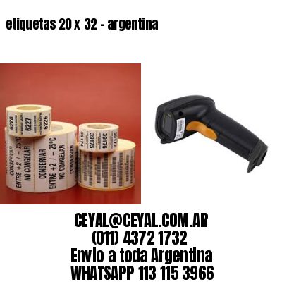 etiquetas 20 x 32 – argentina