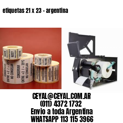 etiquetas 21 x 23 – argentina