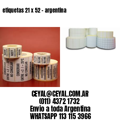 etiquetas 21 x 52 – argentina