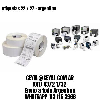 etiquetas 22 x 27 – argentina