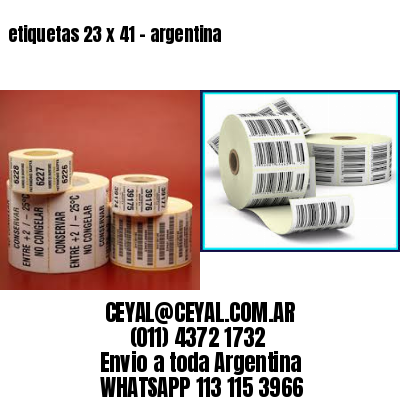 etiquetas 23 x 41 – argentina