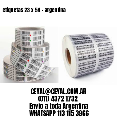 etiquetas 23 x 54 – argentina