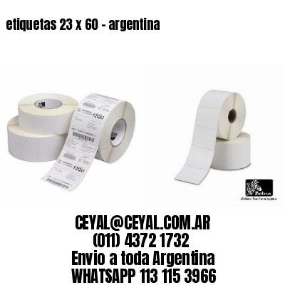 etiquetas 23 x 60 – argentina