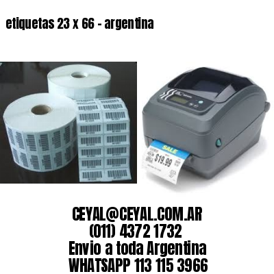 etiquetas 23 x 66 – argentina