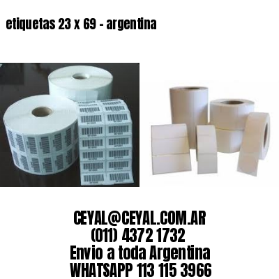 etiquetas 23 x 69 – argentina