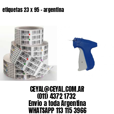 etiquetas 23 x 95 – argentina