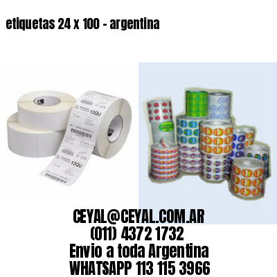 etiquetas 24 x 100 – argentina