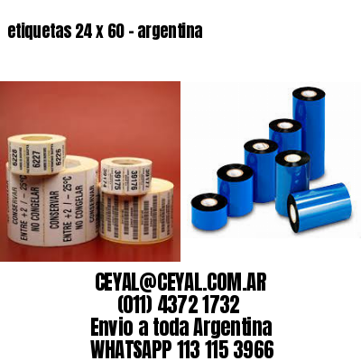 etiquetas 24 x 60 – argentina