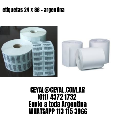 etiquetas 24 x 86 – argentina