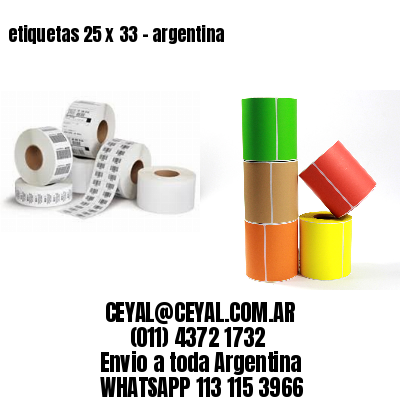 etiquetas 25 x 33 – argentina