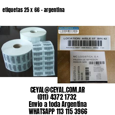 etiquetas 25 x 66 – argentina