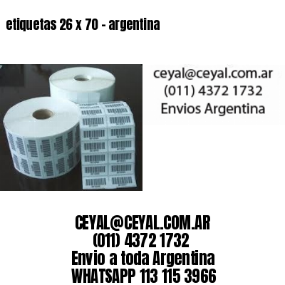 etiquetas 26 x 70 – argentina