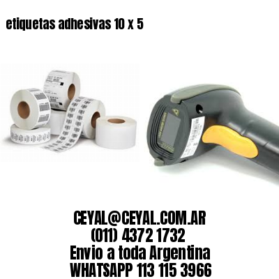 etiquetas adhesivas 10 x 5