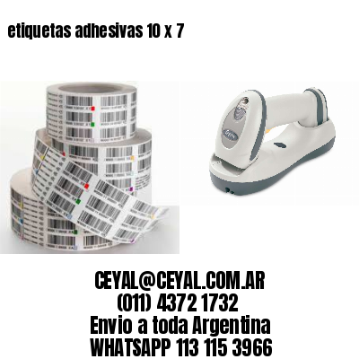 etiquetas adhesivas 10 x 7