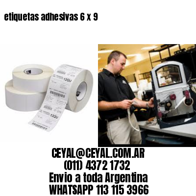 etiquetas adhesivas 6 x 9