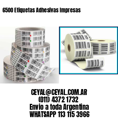 6500 Etiquetas Adhesivas Impresas