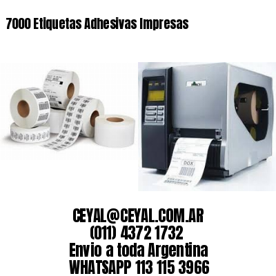 7000 Etiquetas Adhesivas Impresas