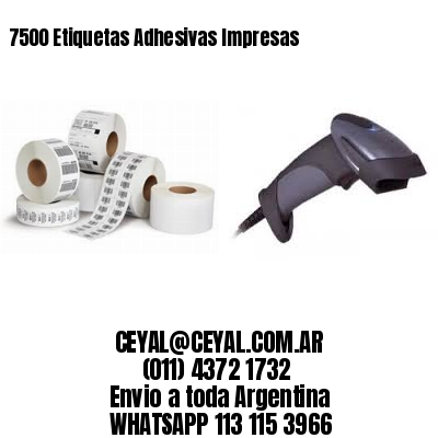 7500 Etiquetas Adhesivas Impresas