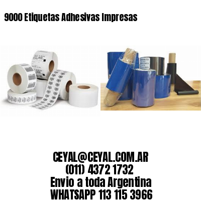 9000 Etiquetas Adhesivas Impresas