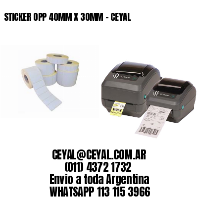 STICKER OPP 40MM X 30MM – CEYAL