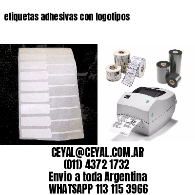 etiquetas adhesivas con logotipos