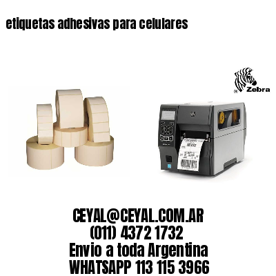 etiquetas adhesivas para celulares