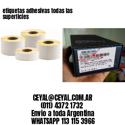 etiquetas adhesivas todas las superficies