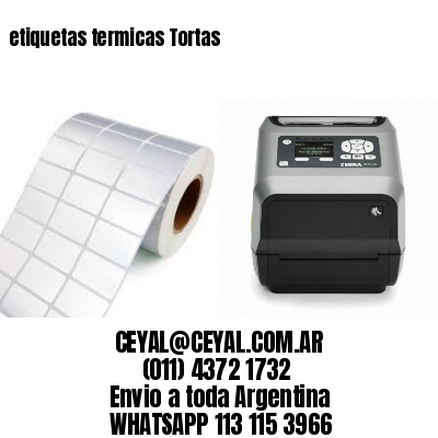 etiquetas termicas Tortas