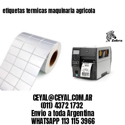 etiquetas termicas maquinaria agricola