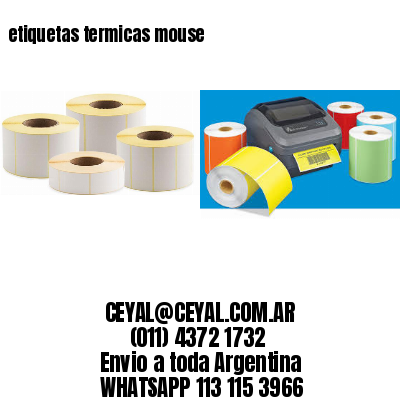etiquetas termicas mouse